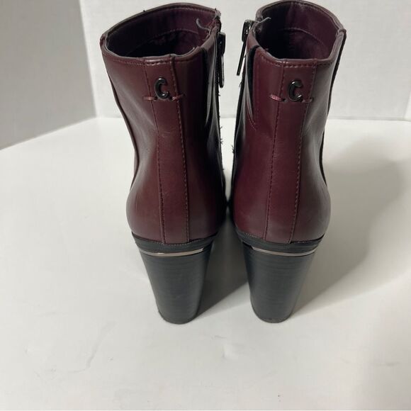 Circus by Sam Edelman Cal Womens Deep Plum Ankle Boots Size 8.5 M - Picture 5 of 7